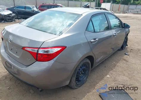 2016 Toyota Corolla Le z USA, uszkodzony, nr VIN 2T1BURHE0GC665479